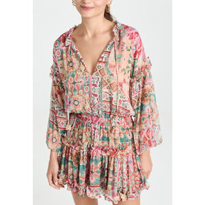 Misa 'Elena' Pink Polyester Dress Size XS